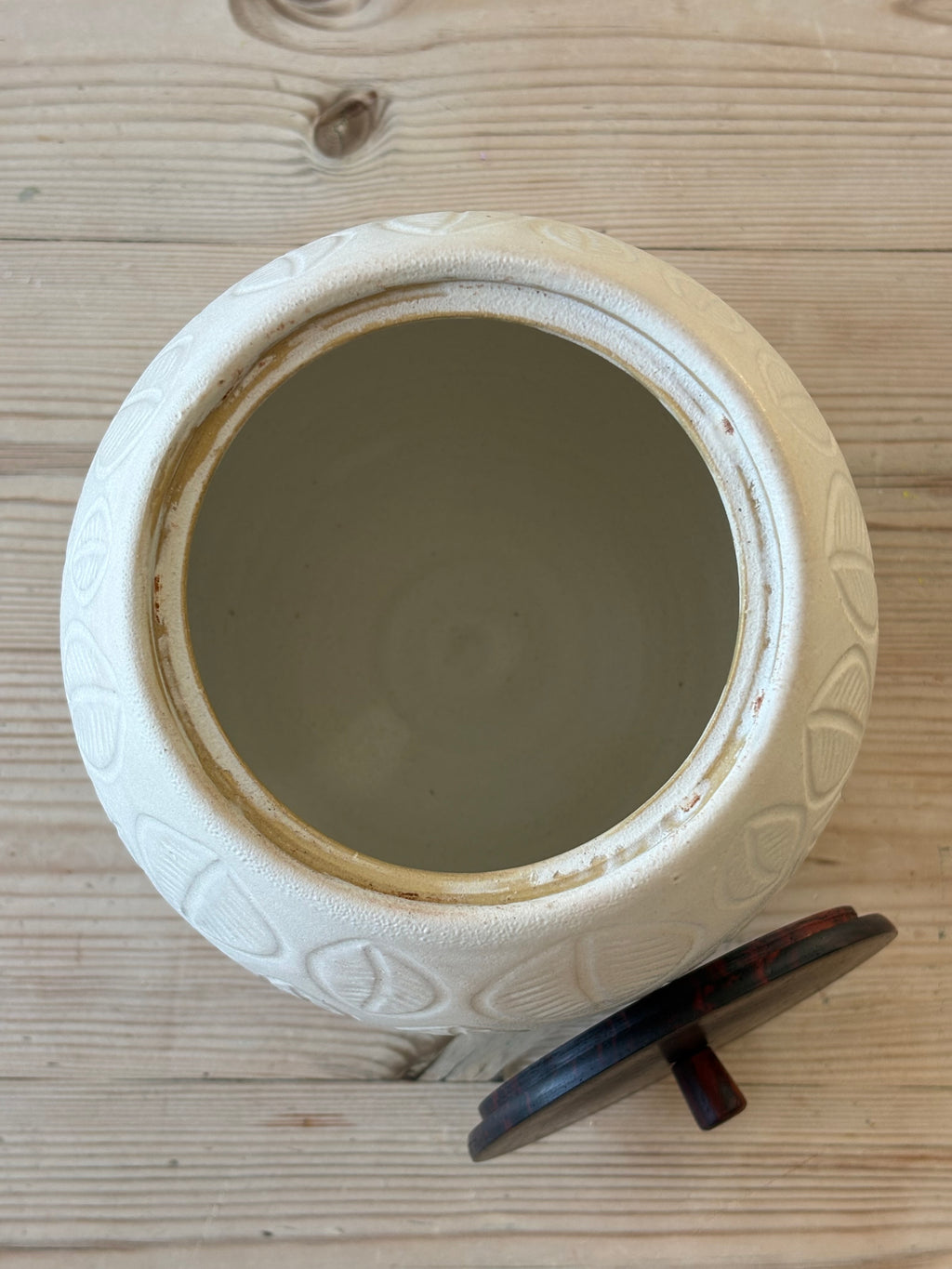 Krukke med lokk 15 cm