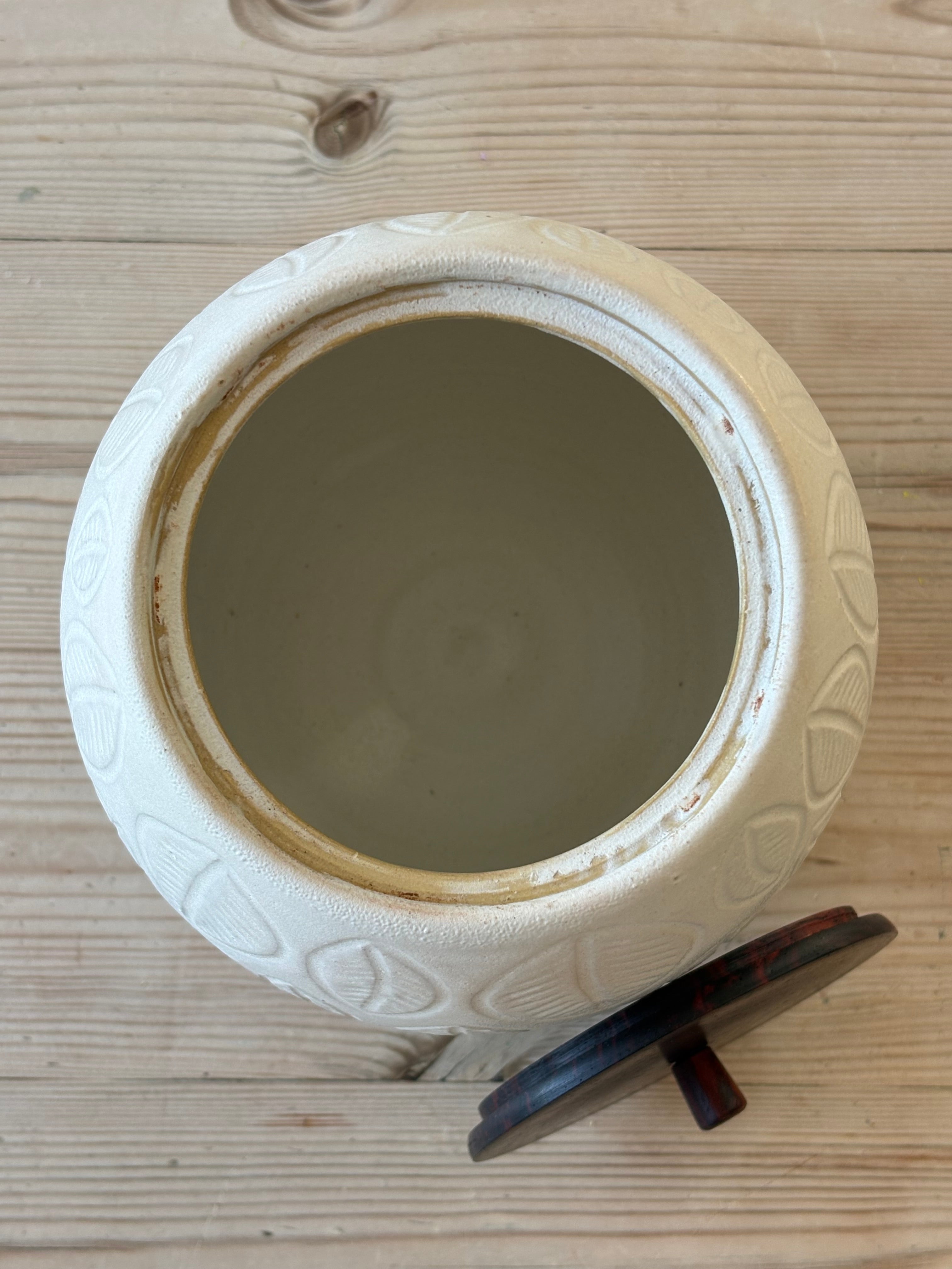 Krukke med lokk 15 cm